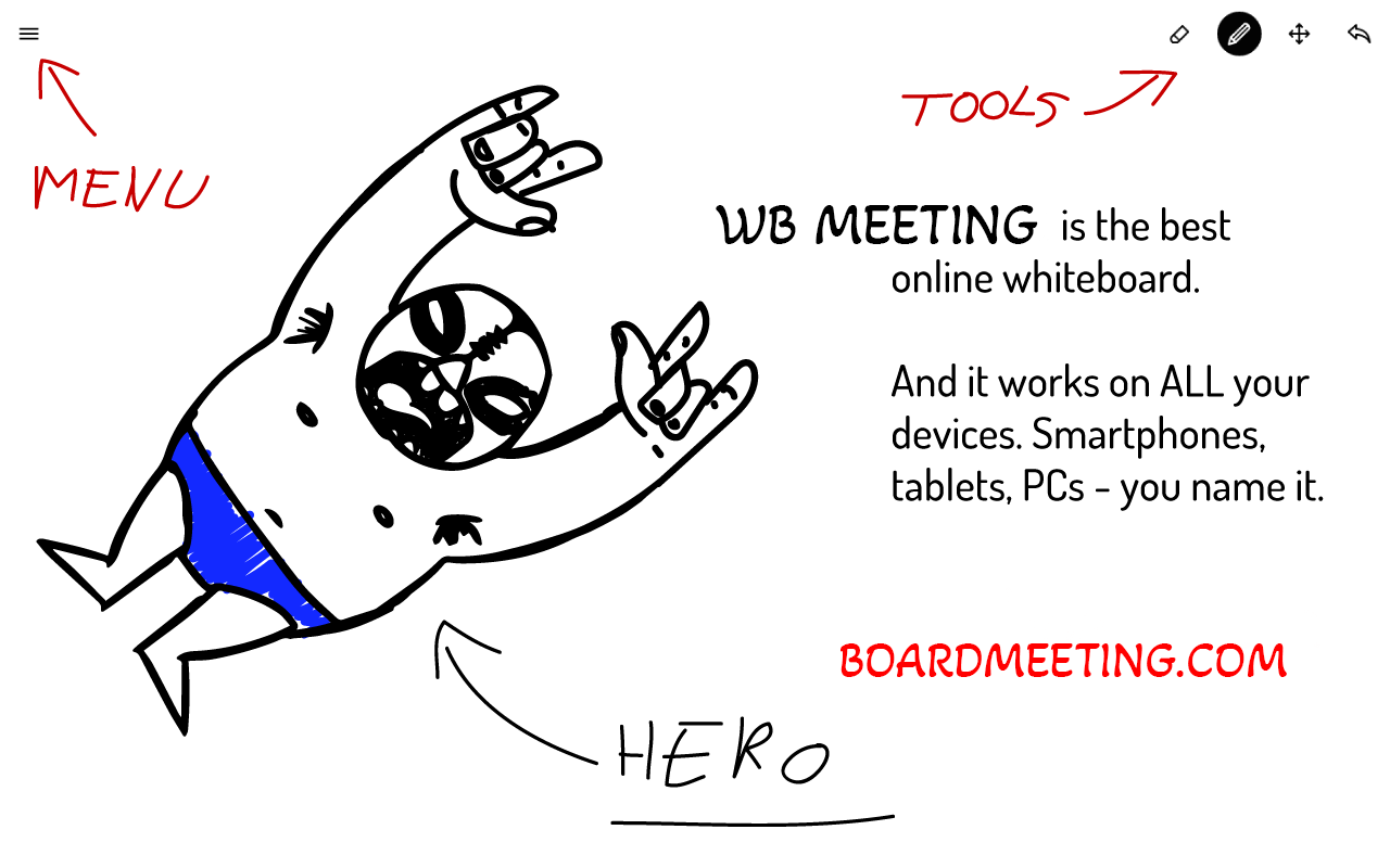 Whiteboard Meeting & Brainstorming chrome谷歌浏览器插件_扩展第3张截图