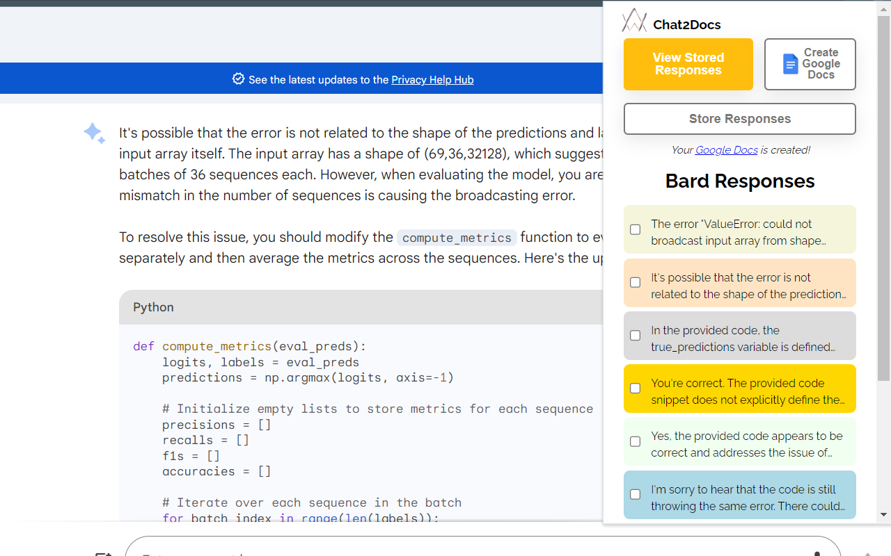 Chat2Docs chrome谷歌浏览器插件_扩展第3张截图