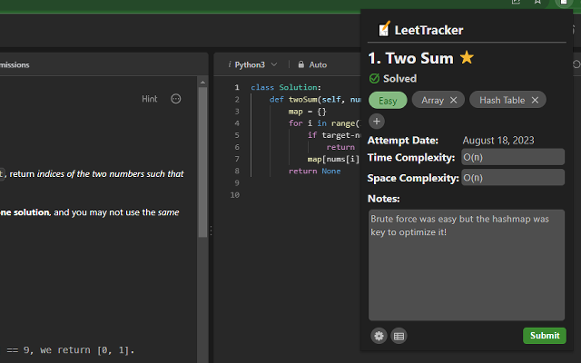 LeetTracker chrome谷歌浏览器插件_扩展第4张截图