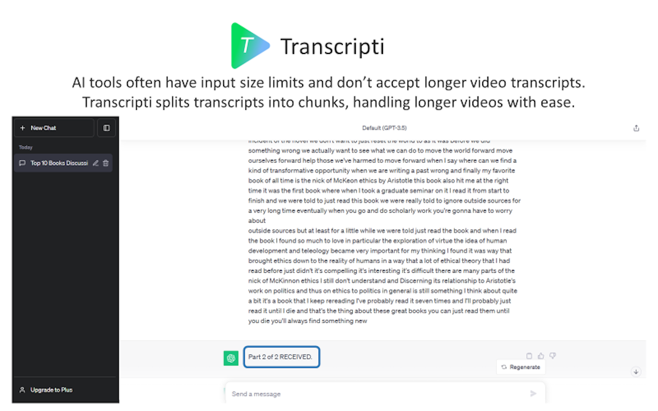 Transcripti chrome谷歌浏览器插件_扩展第2张截图
