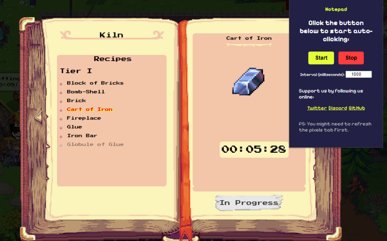 Clixels - Pixels Auto Worker chrome谷歌浏览器插件_扩展第1张截图