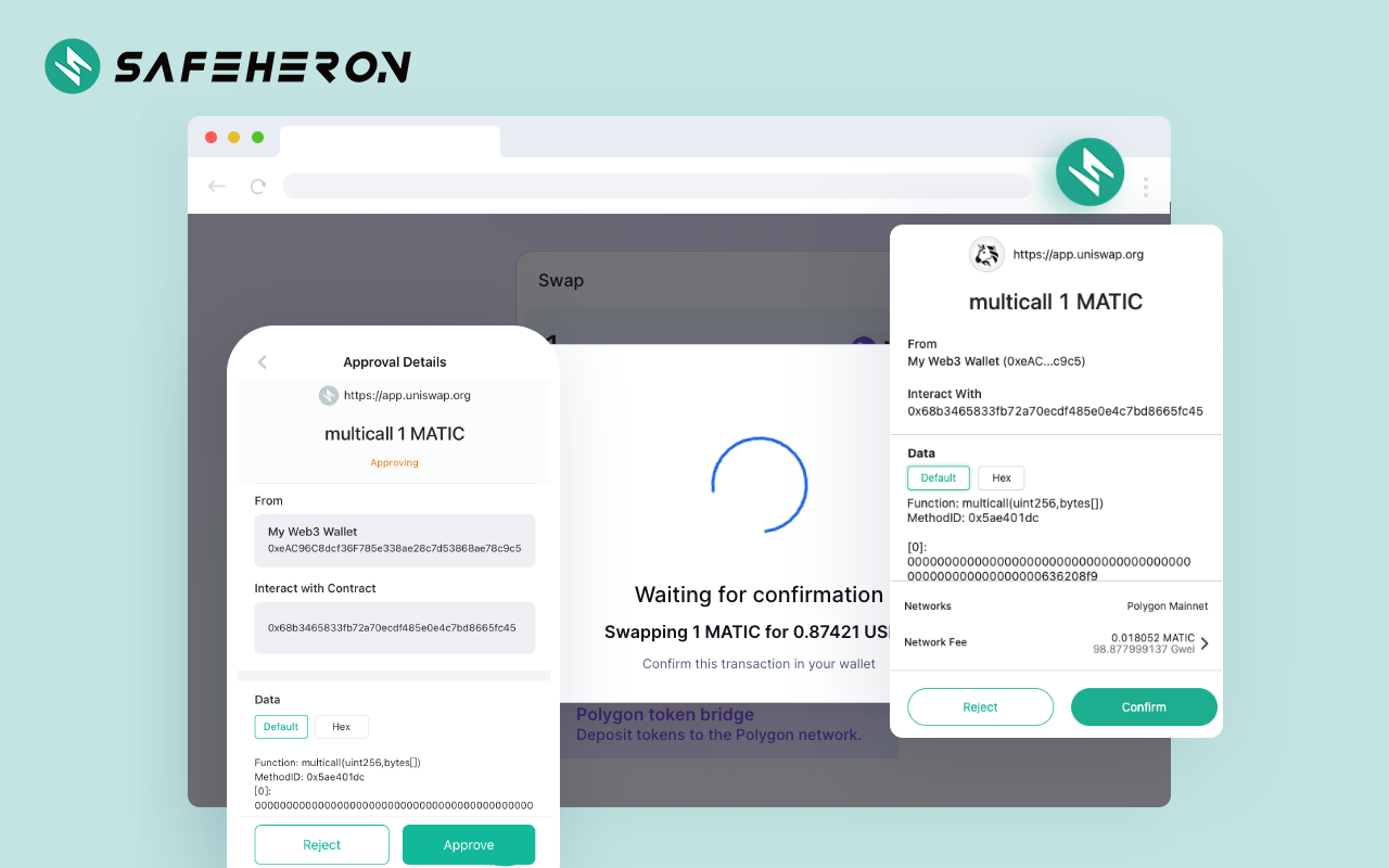 Safeheron chrome谷歌浏览器插件_扩展第2张截图