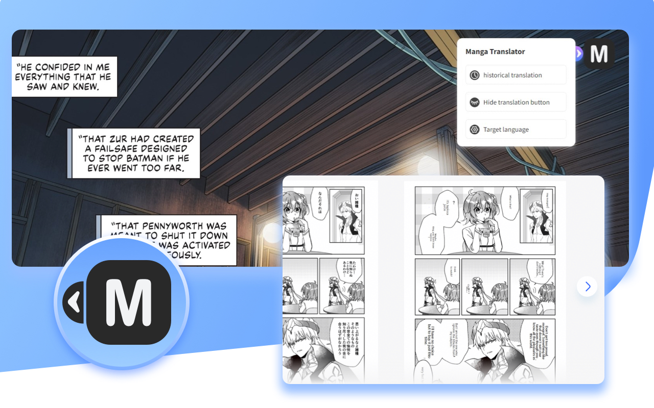 漫画扫描 - 翻译韩漫/国漫/日漫/漫画扫描件 chrome谷歌浏览器插件_扩展第1张截图