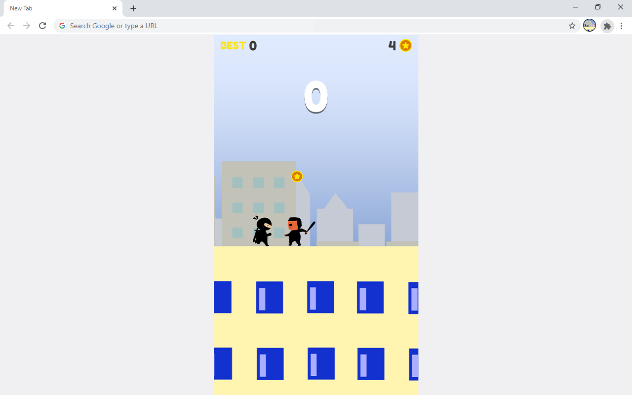 Ninja Runner Game chrome谷歌浏览器插件_扩展第1张截图