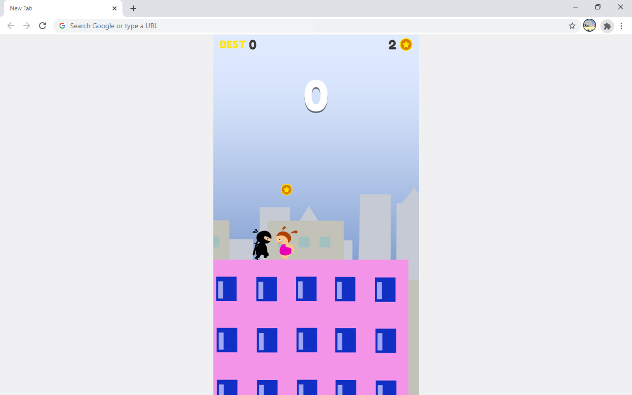 Ninja Runner Game chrome谷歌浏览器插件_扩展第2张截图