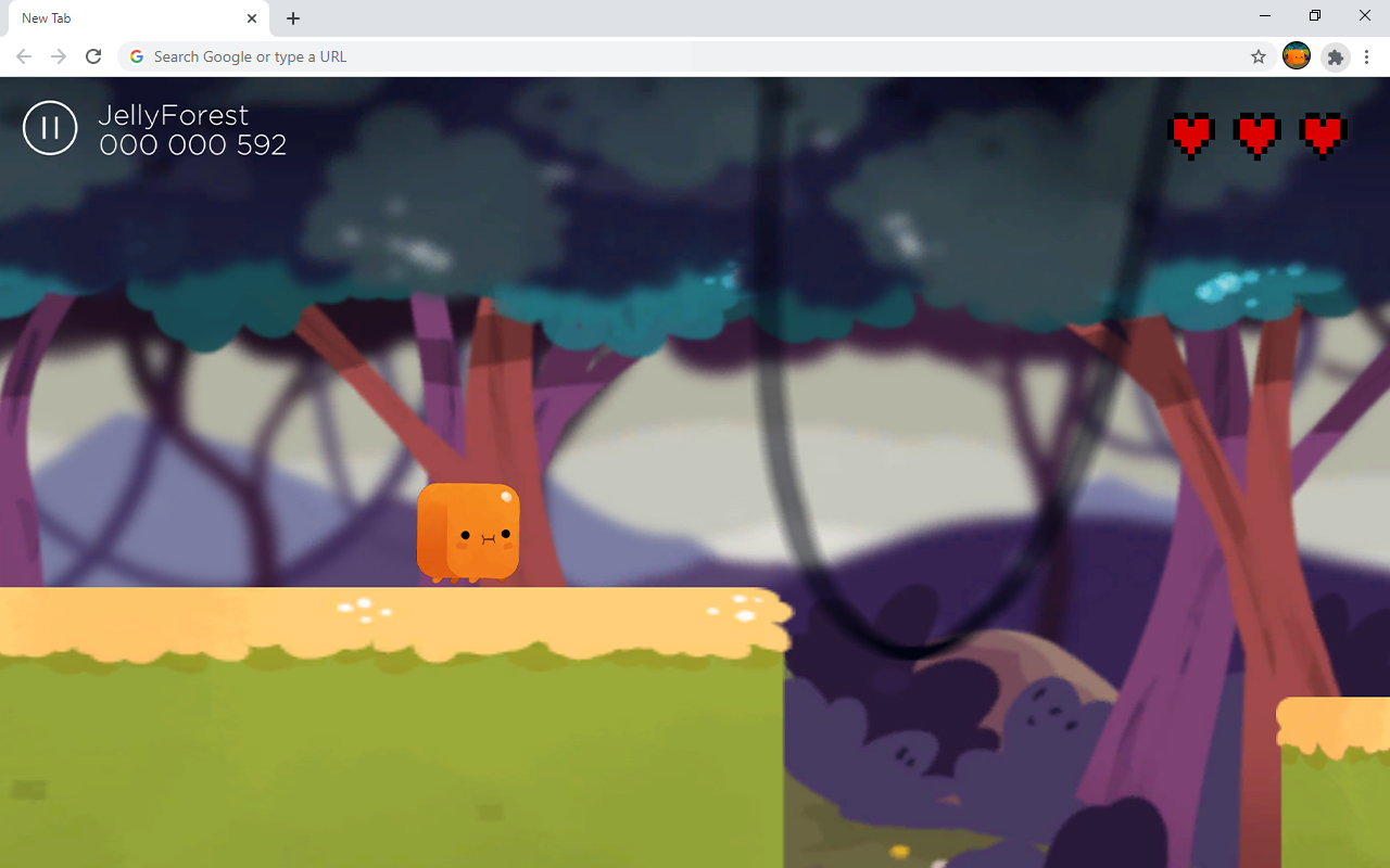 Jelly Forest Platform Game chrome谷歌浏览器插件_扩展第1张截图