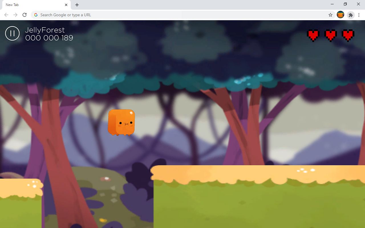 Jelly Forest Platform Game chrome谷歌浏览器插件_扩展第2张截图