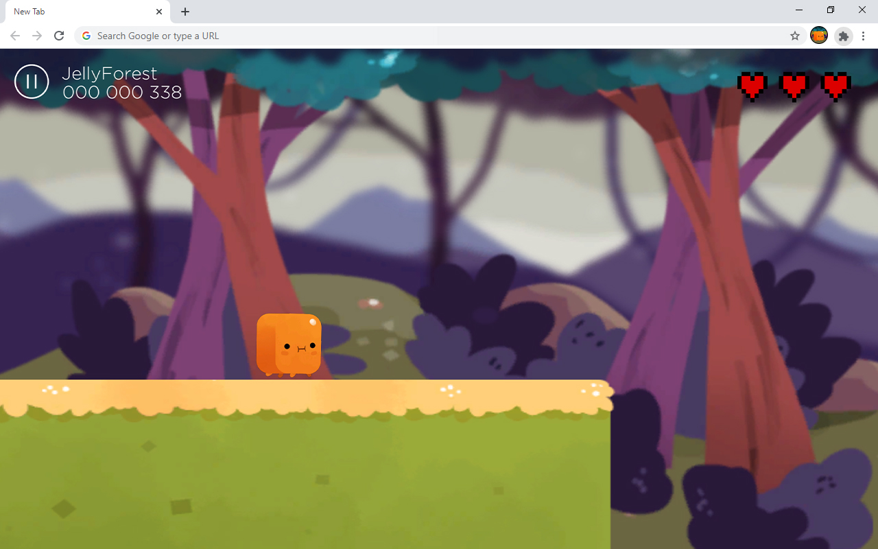 Jelly Forest Platform Game chrome谷歌浏览器插件_扩展第3张截图