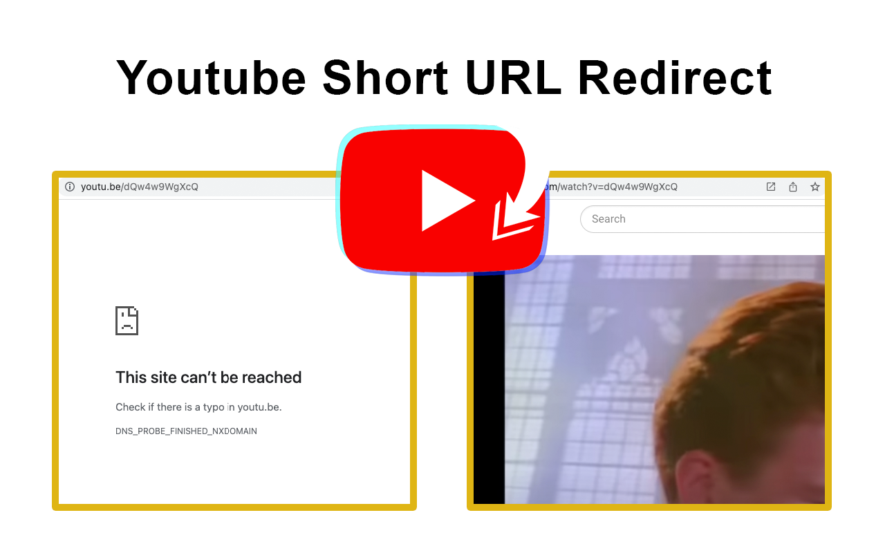 Youtube Short URL Redirect chrome谷歌浏览器插件_扩展第1张截图