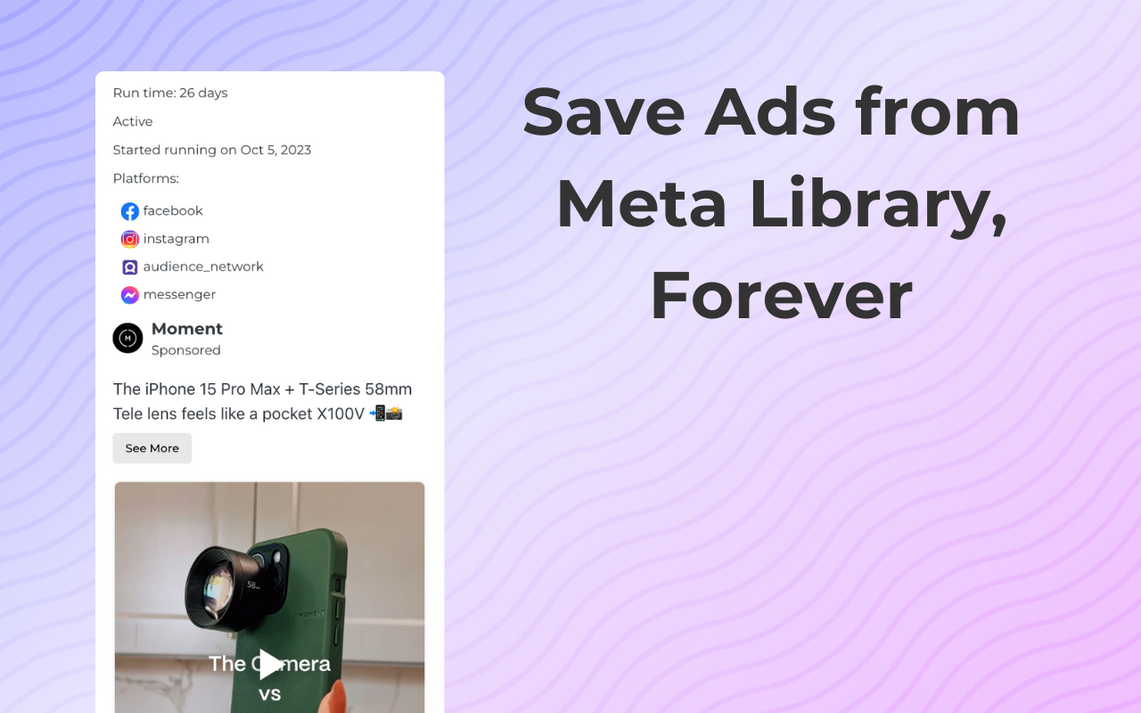 Roas Hunt - Save FB Ads for Free chrome谷歌浏览器插件_扩展第2张截图