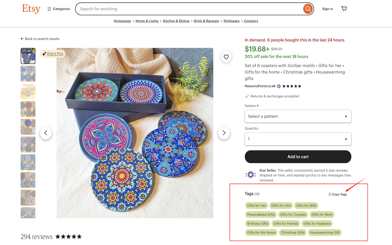 Etsy Tag Scraper chrome谷歌浏览器插件_扩展第1张截图