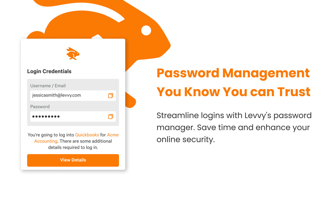 Levvy Password Manager chrome谷歌浏览器插件_扩展第1张截图