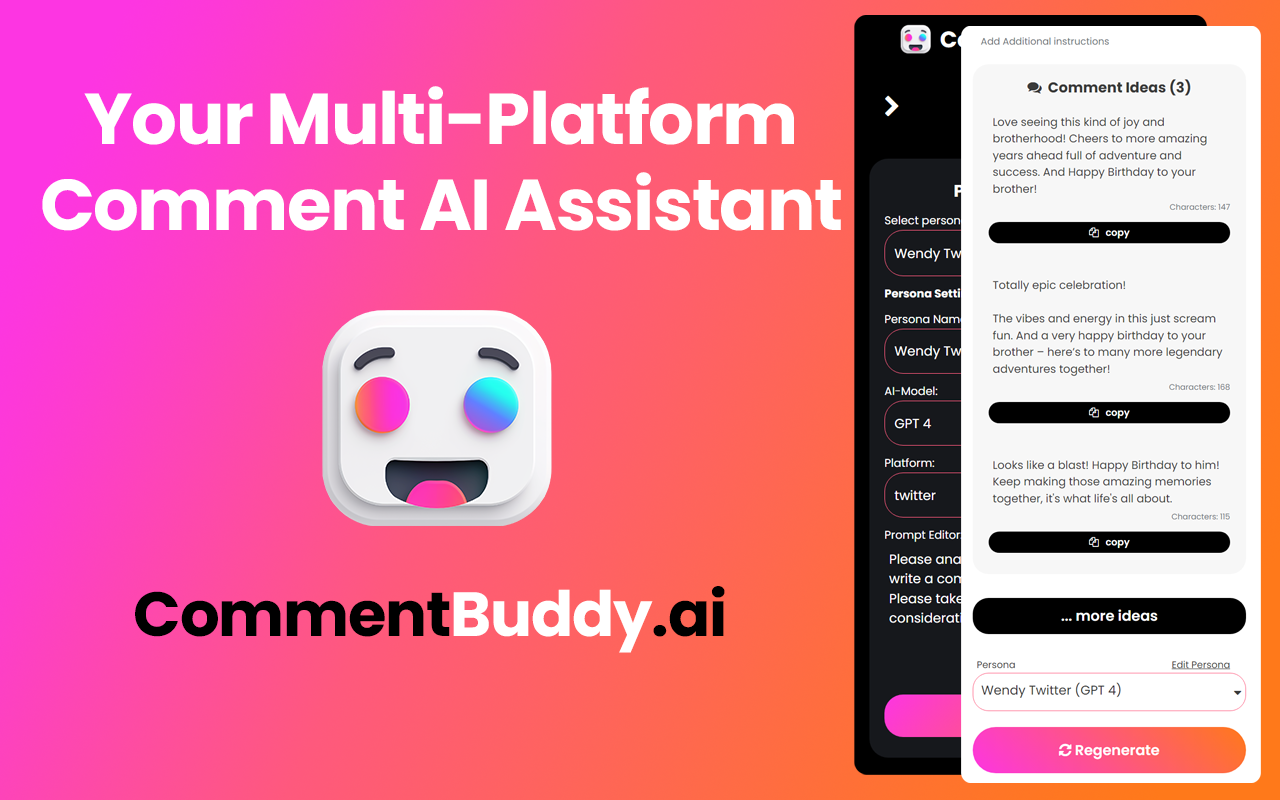 CommentBuddy.ai chrome谷歌浏览器插件_扩展第3张截图