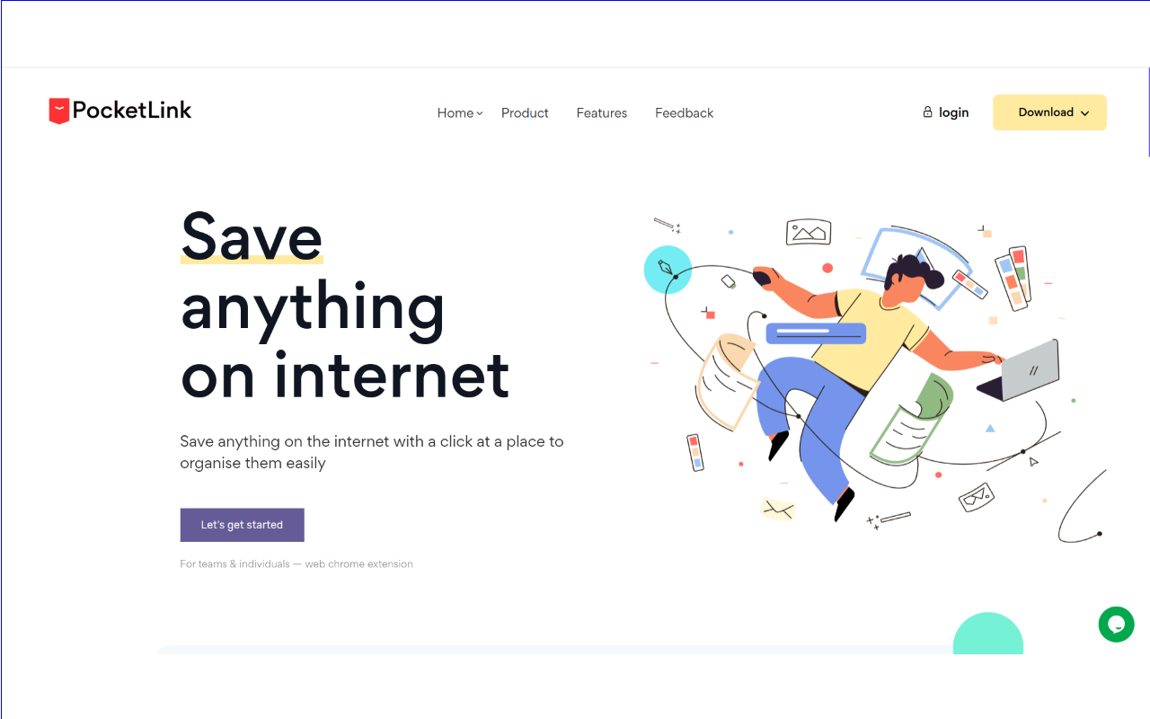 Pocket Link chrome谷歌浏览器插件_扩展第1张截图