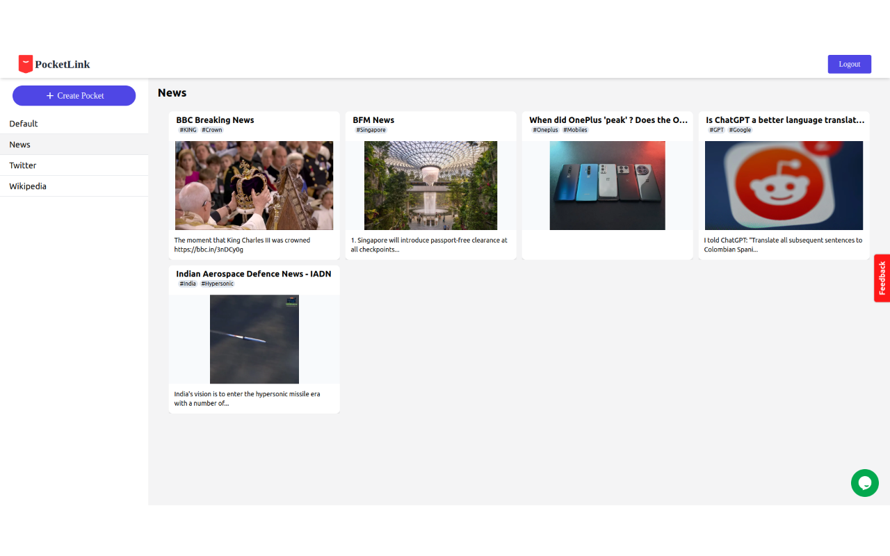 Pocket Link chrome谷歌浏览器插件_扩展第2张截图