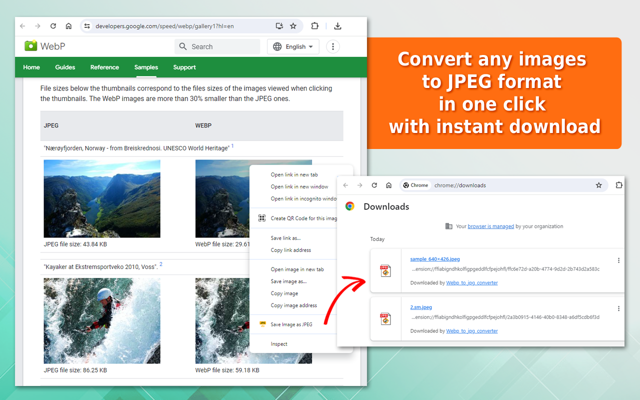 WebP 到 JPG 转换器 chrome谷歌浏览器插件_扩展第2张截图