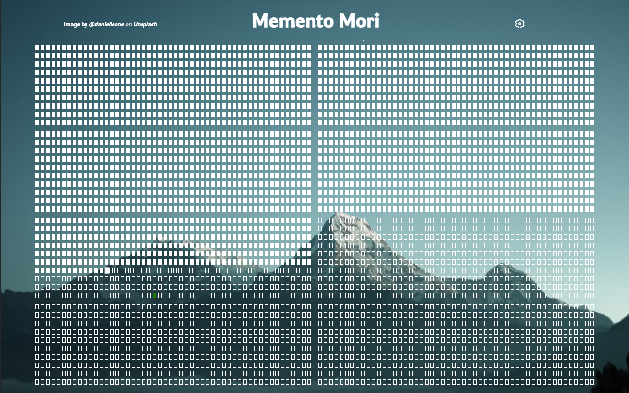 Memento Mori New Tab chrome谷歌浏览器插件_扩展第3张截图