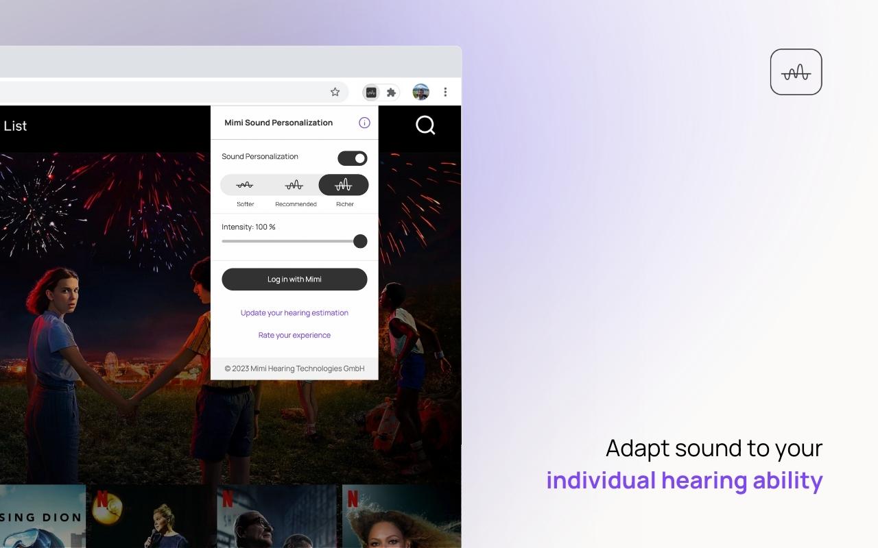 Mimi Sound Personalization chrome谷歌浏览器插件_扩展第2张截图