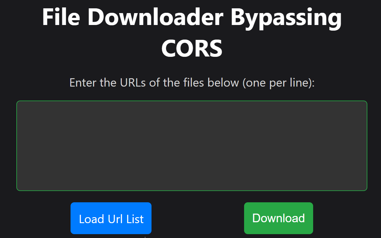 File Downloader Bypassing CORS chrome谷歌浏览器插件_扩展第1张截图