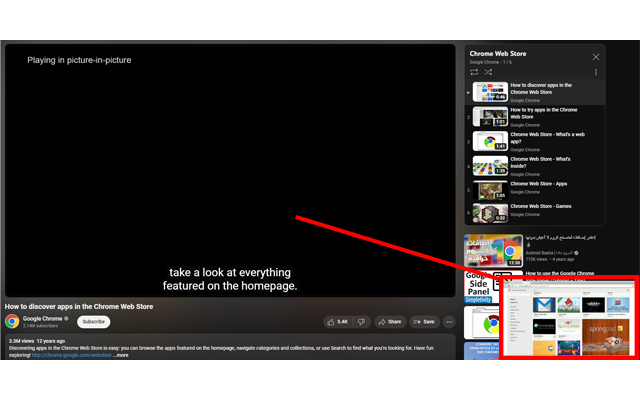 Youtube Pip Picture in Picture & Floating Video Player chrome谷歌浏览器插件_扩展第1张截图