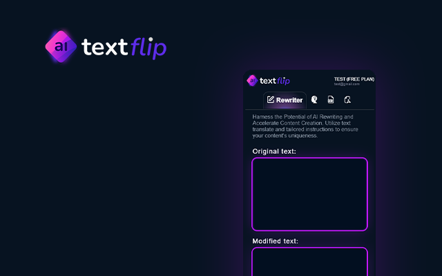 TextFlip: ChatGPT Rewriter, AI Humanizer, Chat PDF and Summarizer chrome谷歌浏览器插件_扩展第2张截图