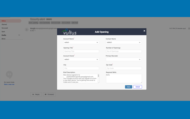 Vultus Gmail and office 365 Plugin chrome谷歌浏览器插件_扩展第1张截图