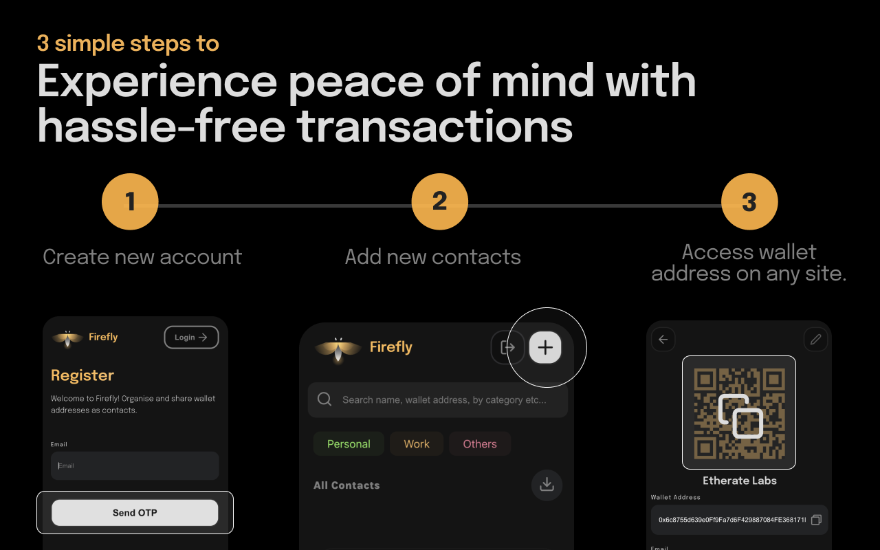 Firefly Walletbook: Save & Share Web3 Address chrome谷歌浏览器插件_扩展第4张截图