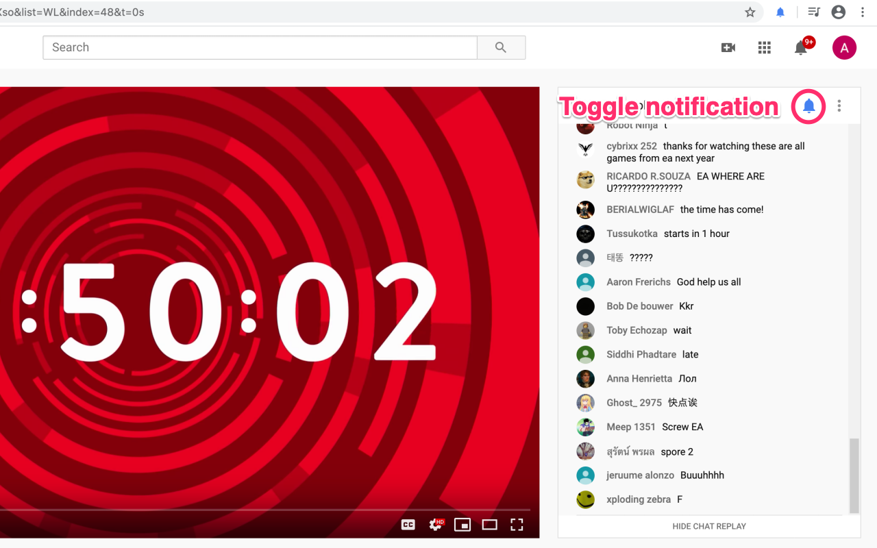 youtube-live-chat-notifier chrome谷歌浏览器插件_扩展第1张截图