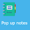 Pop up notes