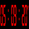 Digital Clock Screen