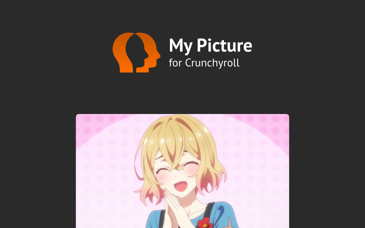 MyPicture for Crunchyroll: custom profile chrome谷歌浏览器插件_扩展第1张截图