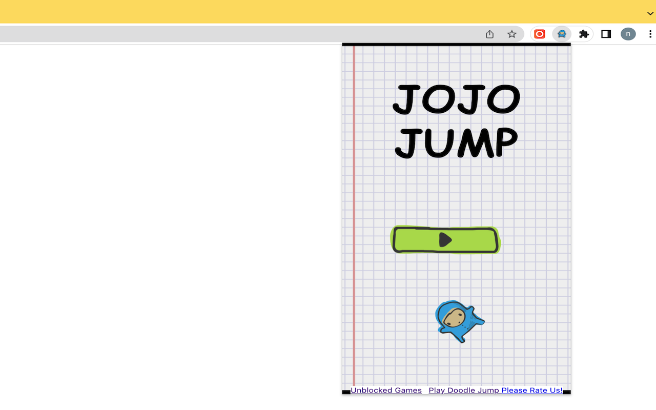 JoJo Jump chrome谷歌浏览器插件_扩展第1张截图