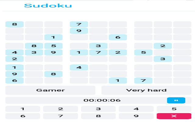 Sudoku chrome谷歌浏览器插件_扩展第1张截图