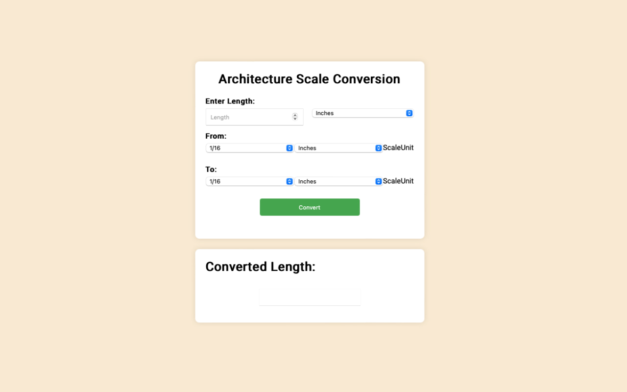 Architecture Scale Converter chrome谷歌浏览器插件_扩展第1张截图