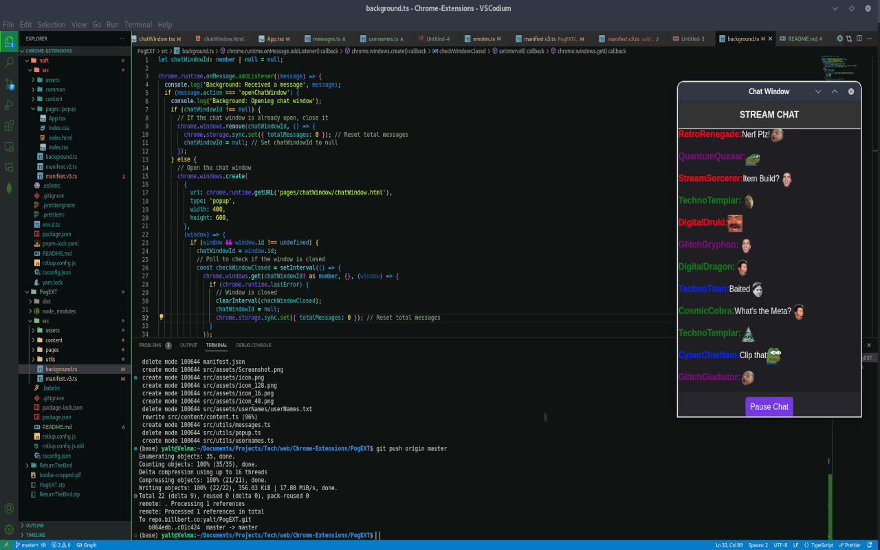 PogEXT chrome谷歌浏览器插件_扩展第1张截图