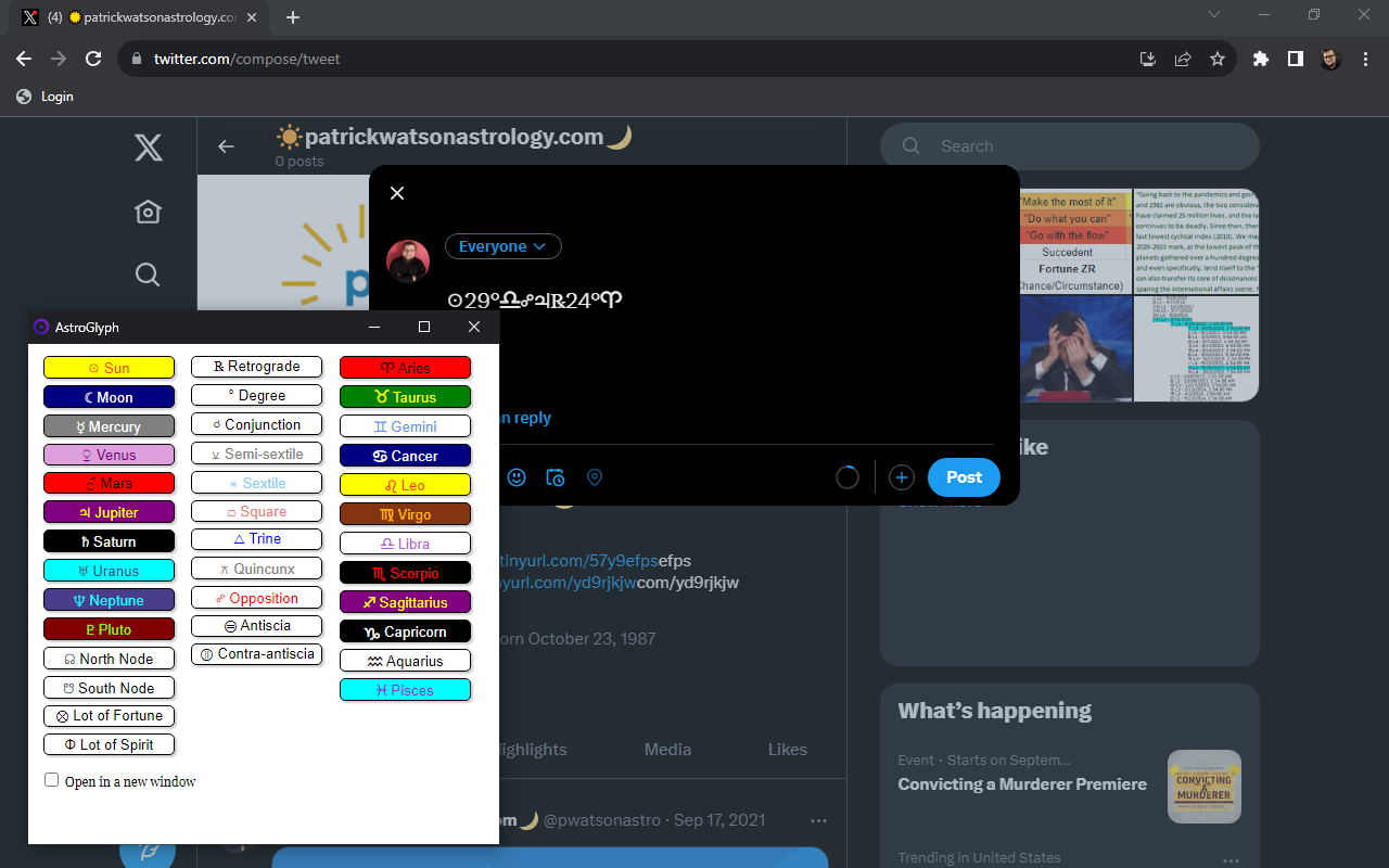 AstroGlyph chrome谷歌浏览器插件_扩展第4张截图