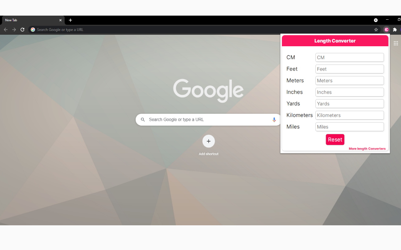 Length Converter chrome谷歌浏览器插件_扩展第1张截图
