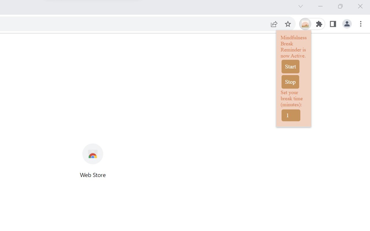 Mindfulness Break Reminder chrome谷歌浏览器插件_扩展第3张截图