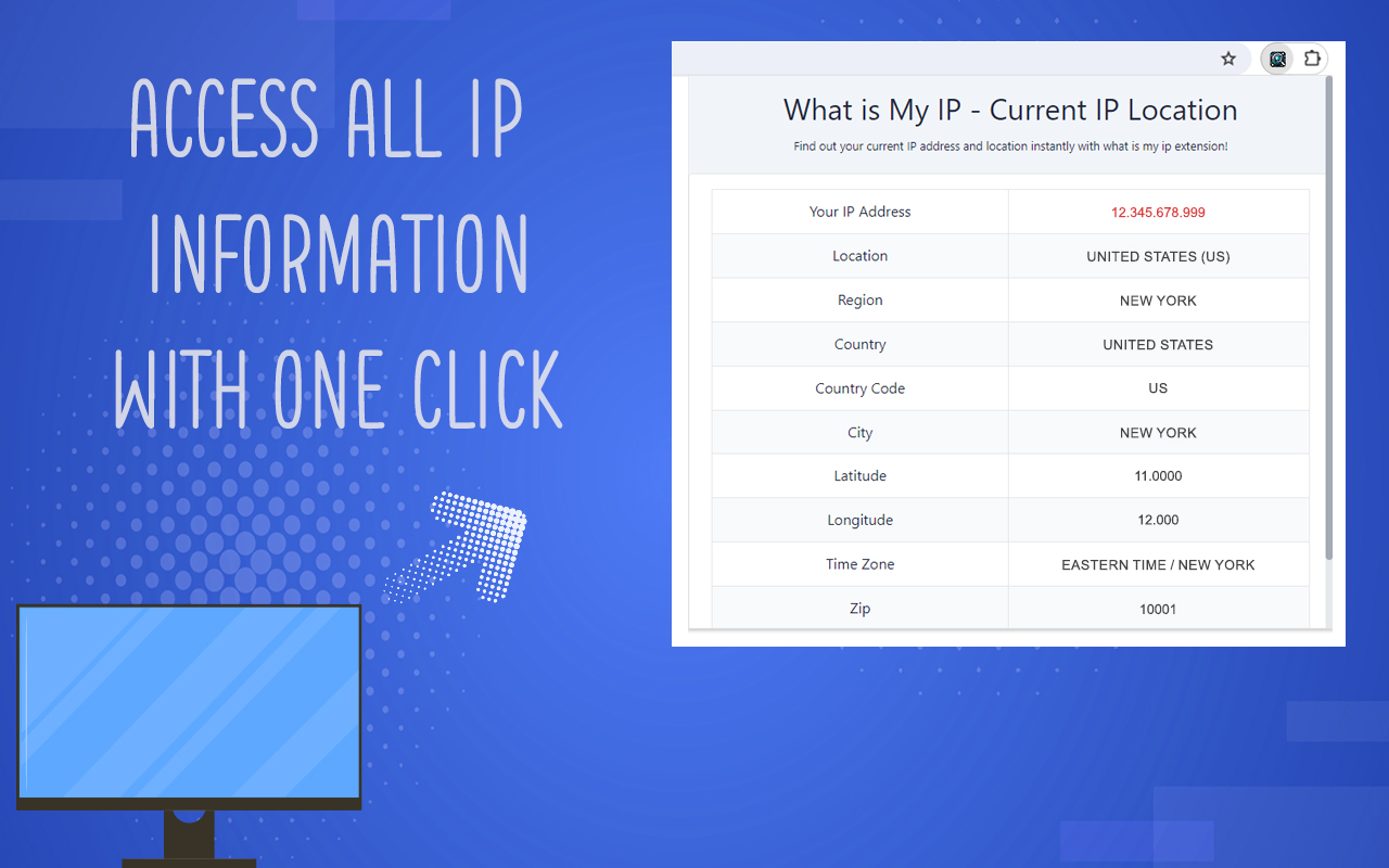 What is My IP - Current IP Location chrome谷歌浏览器插件_扩展第2张截图