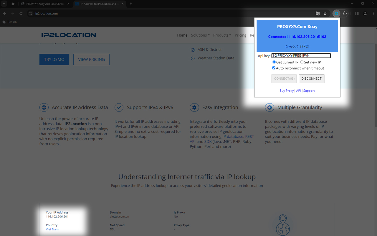 Proxyxy Xoay IP chrome谷歌浏览器插件_扩展第1张截图
