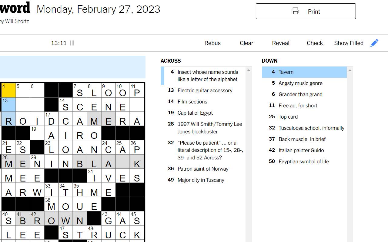 NYT Crossword Clue Hider chrome谷歌浏览器插件_扩展第2张截图