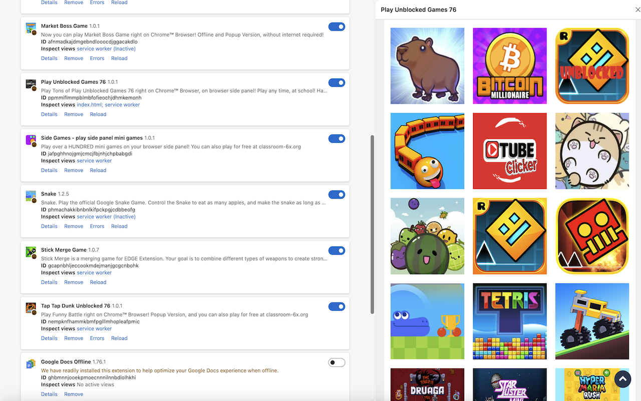 Play Unblocked Games 76 chrome谷歌浏览器插件_扩展第1张截图