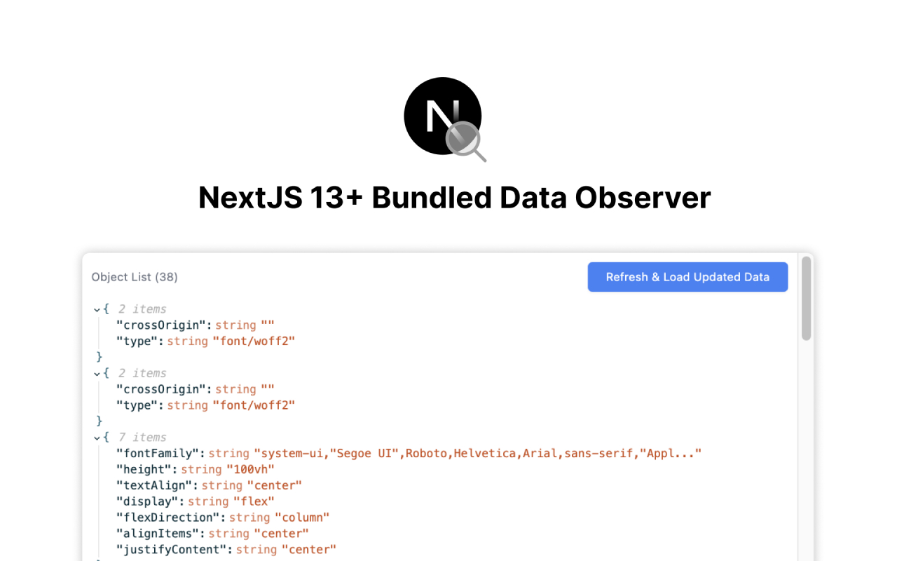 NextJS 13+ App Router Bundled Data Observer chrome谷歌浏览器插件_扩展第2张截图