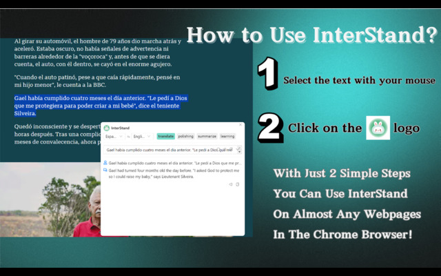 InterStand AI Translator && Reading Assistant chrome谷歌浏览器插件_扩展第3张截图