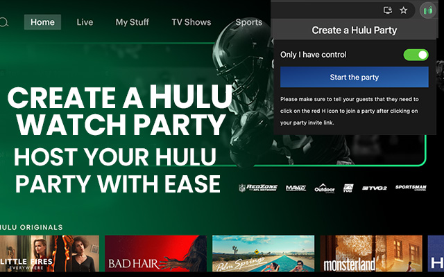 Hulu观看派对 chrome谷歌浏览器插件_扩展第3张截图