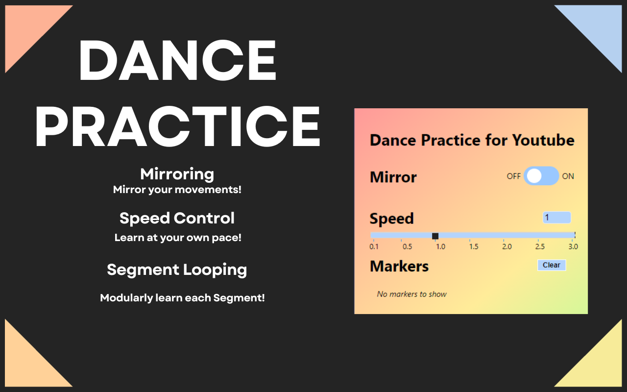 Dance Practice Assist for Youtube chrome谷歌浏览器插件_扩展第1张截图