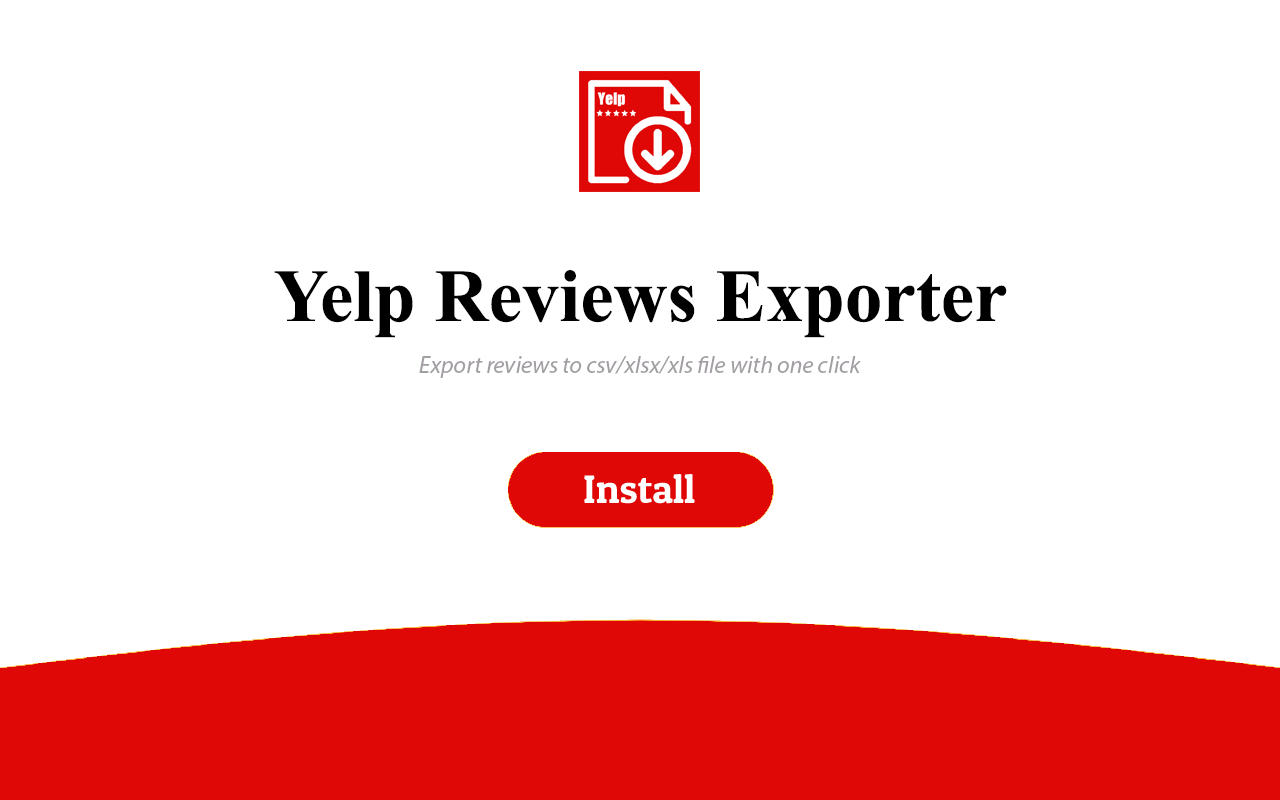 Yelp Reviews Exporter chrome谷歌浏览器插件_扩展第1张截图