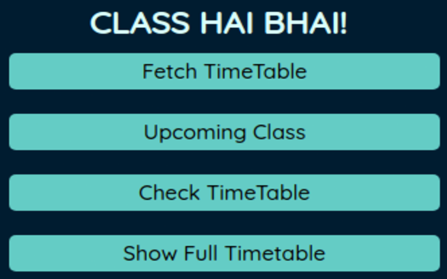 Class Hai Bhai! chrome谷歌浏览器插件_扩展第2张截图