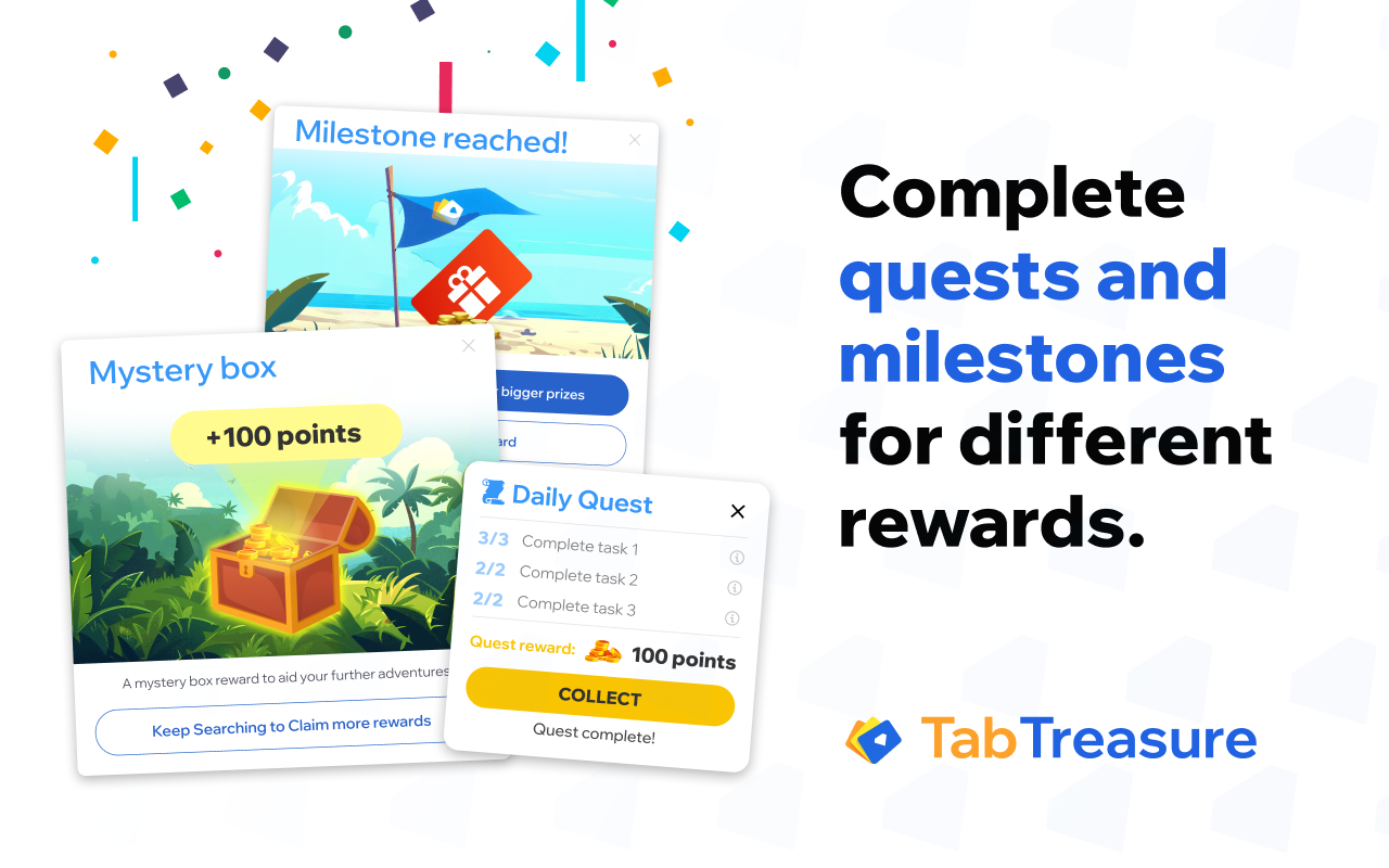 Tab Treasure - Search & Earn Rewards chrome谷歌浏览器插件_扩展第3张截图