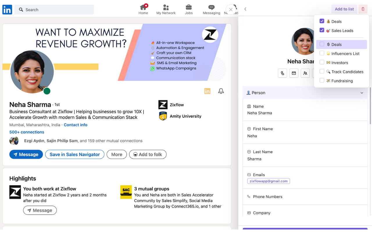 Zixflow chrome谷歌浏览器插件_扩展第2张截图